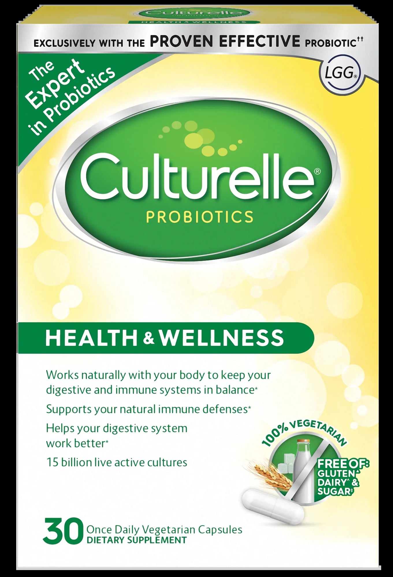 HEALTH & WELLNESS VEGETARIAN 30 CT