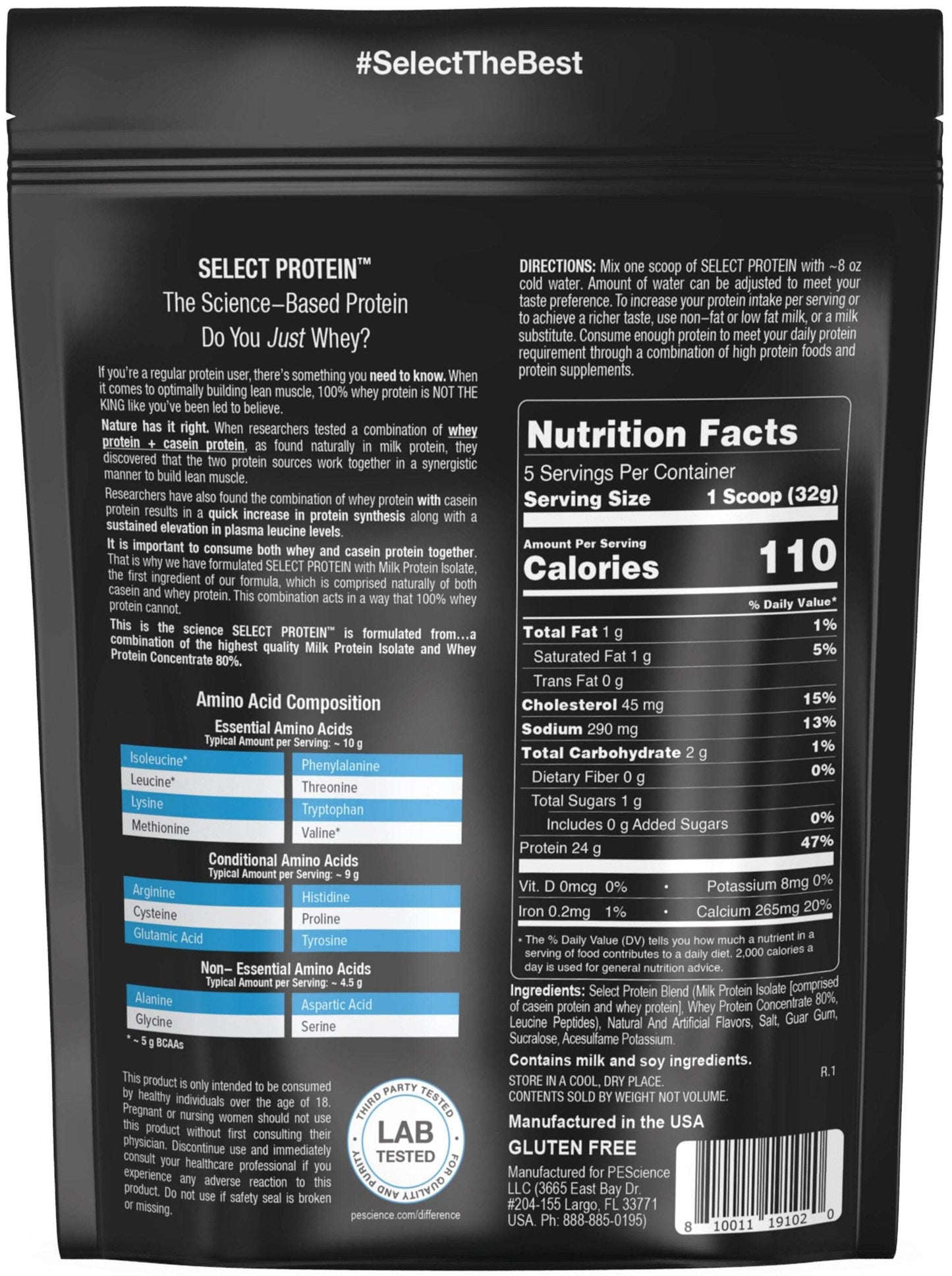 Select Protein | Whey + Casein Blend | Protein You'Ll Crave