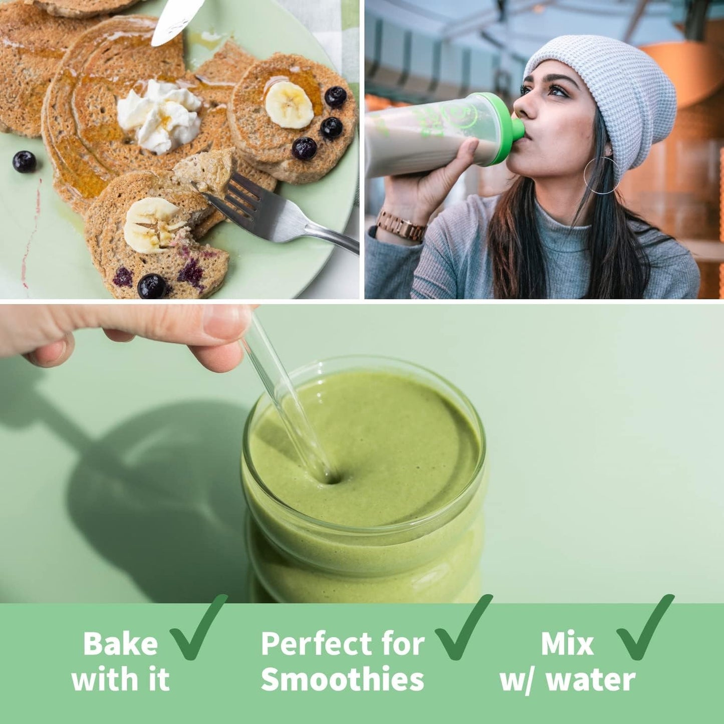 Plant Based Protein & Superfoods Powder, Original, Unflavored | Organic Protein
