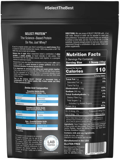 Select Protein | Whey + Casein Blend | Protein You'Ll Crave