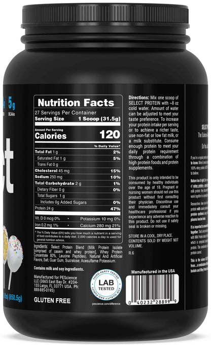 Select Protein | Whey + Casein Blend | Protein You'Ll Crave