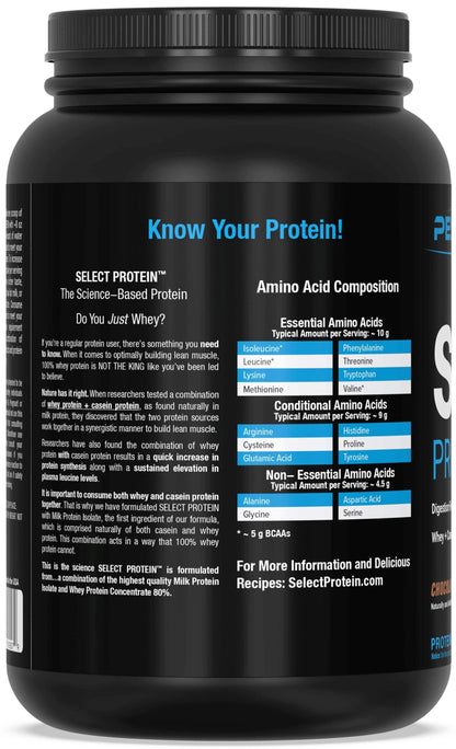 Select Protein | Whey + Casein Blend | Protein You'Ll Crave