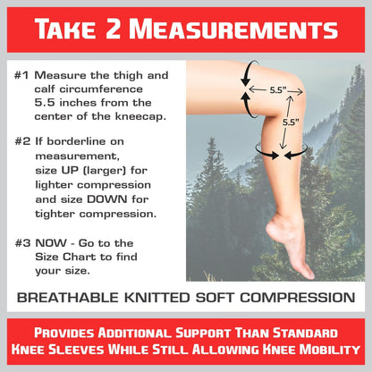Knee Brace for Women & Men - Knee Compression Sleeve for Knee Pain, Knee Support. Knee Brace for Meniscus Tear, ACL, and Arthritis with Side Stabilizers & Gel Pads. 5 Sizes Single Pack