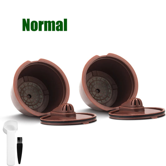 Icafilas Reutilizables Coffee Capsule for Nescafe Dolce Gusto Refill Crema Plastic Dolci Gusto Coffee Filter with Metal Mesh