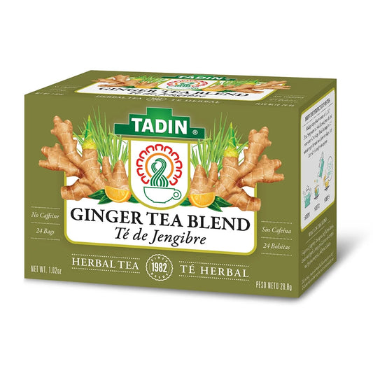 Ginger Tea, Herbal Tea, Caffeine-Free Tea, Herbal Teabags, 24 Count, Pack of 1