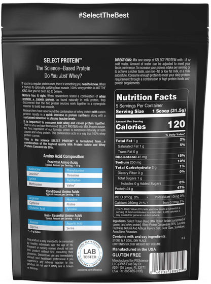 Select Protein | Whey + Casein Blend | Protein You'Ll Crave
