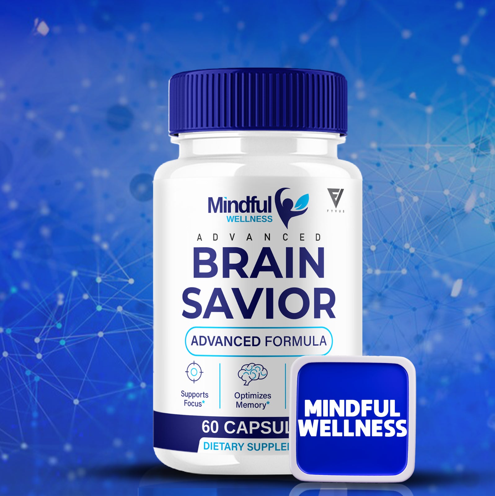 Mindfull Wellness Brain Savior Mindful Wellness Pills (60 Capsules)