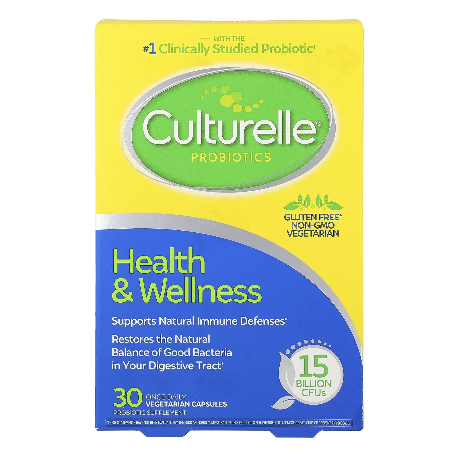 HEALTH & WELLNESS VEGETARIAN 30 CT