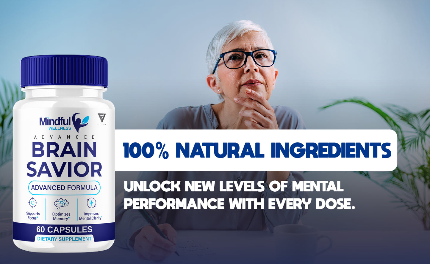Mindfull Wellness Brain Savior Mindful Wellness Pills (60 Capsules)