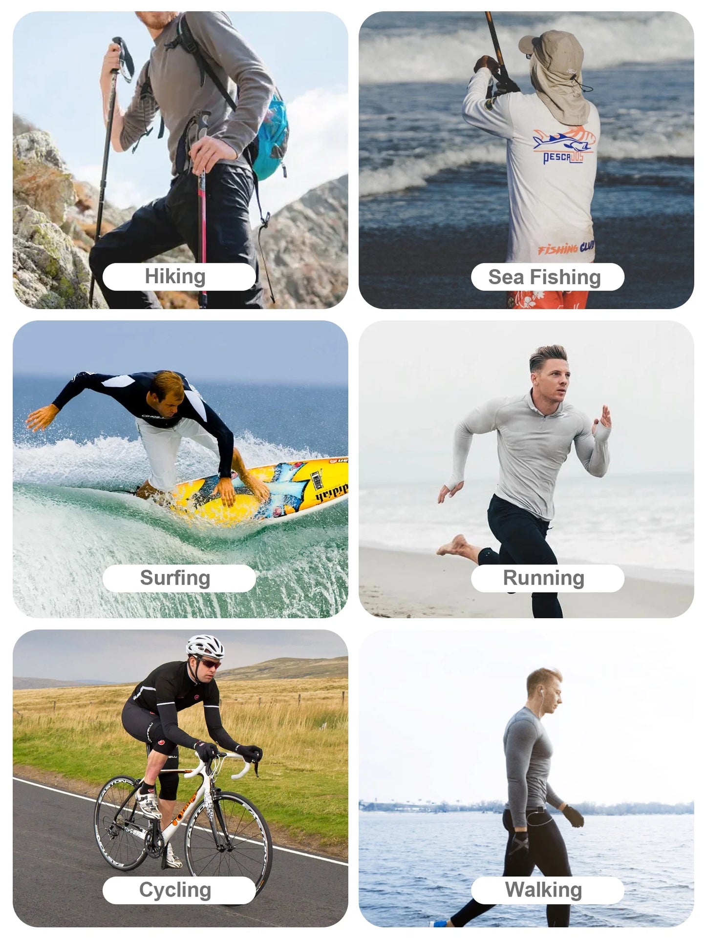 Men'S Rash Guards UPF 50+ Sun UV Protection Clothing Mens Workout Shirts Fishing Long Sleeve Swimwear Rashguard UV Athletic Mens Workout Tops Activewear Quick Dry T-Shirt Gray XL